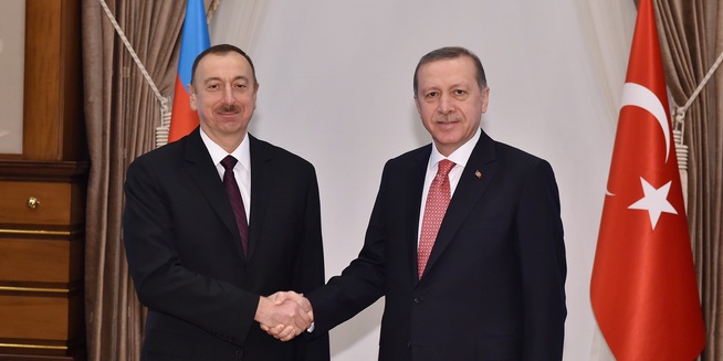 Ilham Aliyev meets with Turkish Erdogan in Washington - PHOTOS